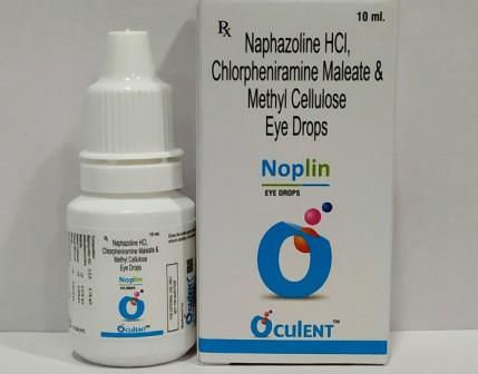 Noplin | Naphazoline Hydrochloride 0.1% + Chlorpheniramine Maleate 0.01% + Methylcellulose 0.25%
